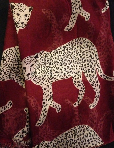 Snow Leopard Scarf