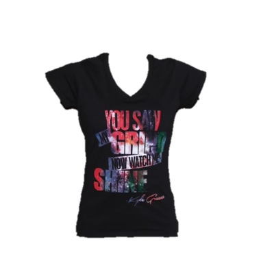 Watch me shine: women's v-neck