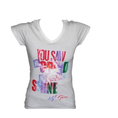 Watch me shine: women's v-neck (white)