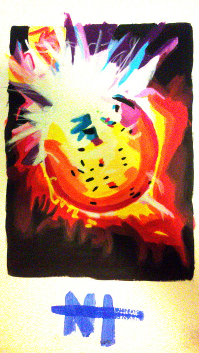 Exploding star. [SOLD]