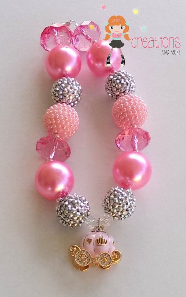 Princess Carriage Chunky Necklace
