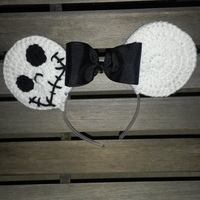 jack skelkington inspired mouse ears - Thumbnail 1