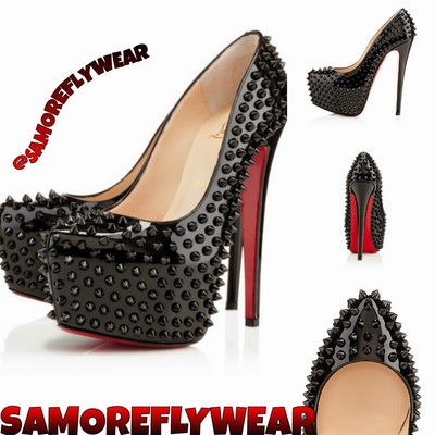 Christian louboutin daffodile spikes 160mm black