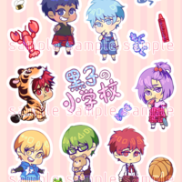 Kuroko's Kindergarten Sticker Sheet - Thumbnail 1