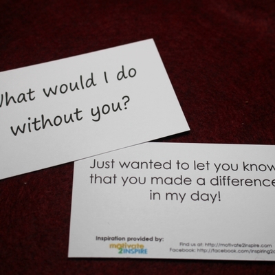 "thank you" mini-cards - what would i do without you - (for everyone)