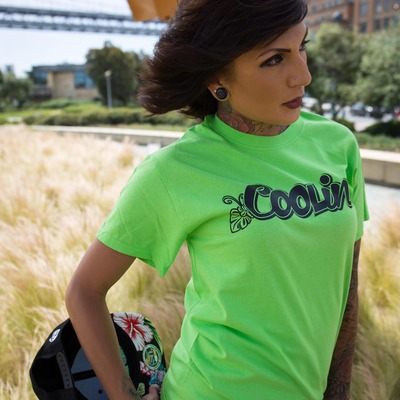 Coolin. lime tee