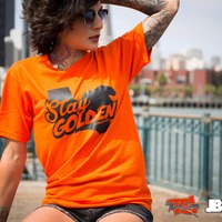 Orange Stay Golden Tee - Thumbnail 3