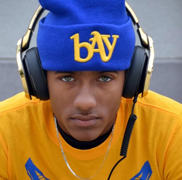 BAY Beanie Royal and Yellow