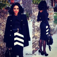 Monochrome Skirt - Thumbnail 2