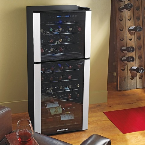 45-Bottle Evolution Series Dual Zone Wine Refrigerator