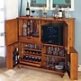 Segreto Folding Wine & Spirits Bar with 12 Bottle Silent Wine Refrigerator - Thumbnail 2