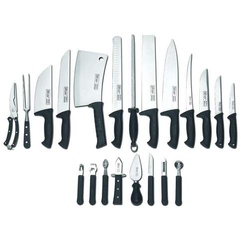 Slitzer 22pc Professional Chef's Cutlery Set in Case