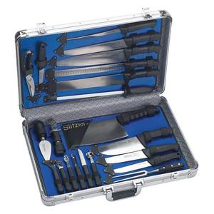 Slitzer 22pc Professional Chef's Cutlery Set in Case