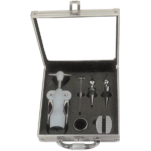 Pampered Grape Deluxe 6-Piece Wine Tool Set 