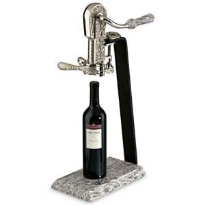 Granite Table Stand & Handle Set - White Wave 