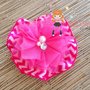 Shabby Flower Hair Bow Clips-1