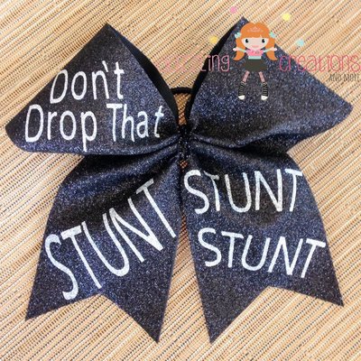 Don't drop that stunt cheer bow 