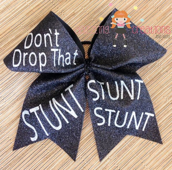 Don't Drop That Stunt Cheer Bow 