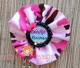 Birthday princess hair bow clip