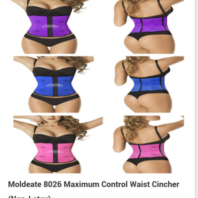 Moderate 8026maximum control waist cinchers (non latex)