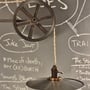 Vintage Industrial Pulley Lamp - The Draftsman Light-3