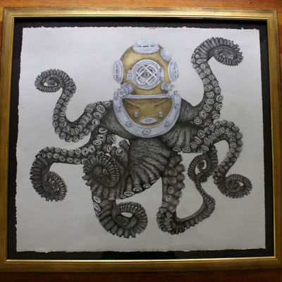 "found object" framed 