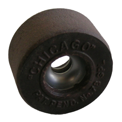 Chicago stone roller skate wheels - vintage & resurfaced