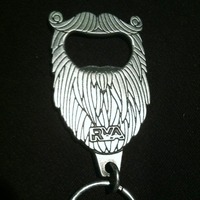 RVA Beard League Bottle Opener Keychain - Thumbnail 1