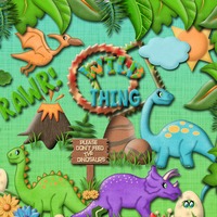 Dino-Mite (Digital Scrapbooking Kit) - Thumbnail 2