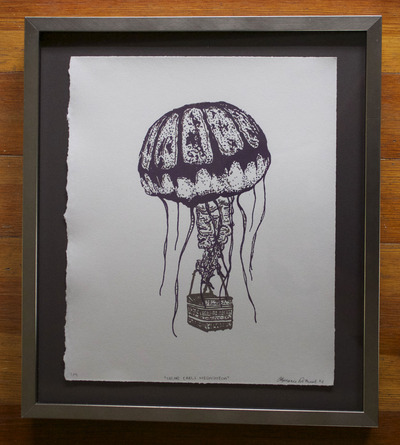 "Calor Caeli Medusozoa" Framed