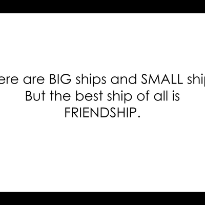 Friendship postcard collection #2 (set of 4)