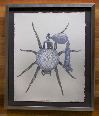 "Essentia Arachnid I" Framed