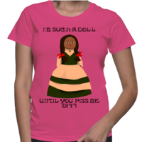 Such A Doll Women\'s Basic T Shirt - Thumbnail 2