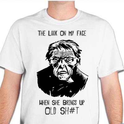 The look on my face men's t shirt
