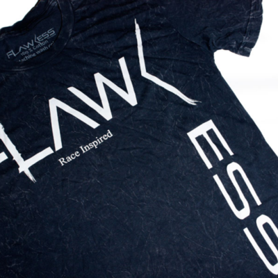 Navy blue burnout crackle