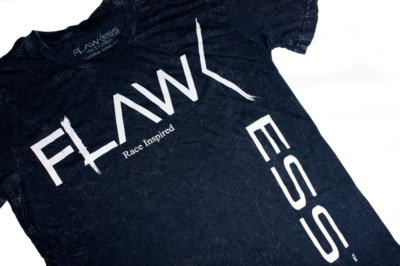 Navy blue burnout crackle