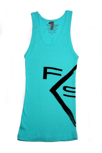 Teal tank top wrap around
