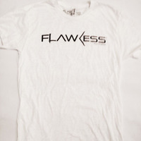 White Burnt-Out Tee - Thumbnail 1