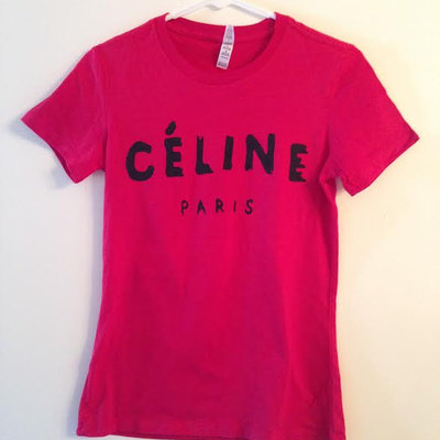 Celine novelty t shirt