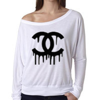 Ladies Plus Size CC Drip Bella Long Sleeve Flowy Tshirt   SALE til 1/1/14 - Thumbnail 1