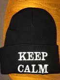 Unisex KEEP CALM Beanie Hats