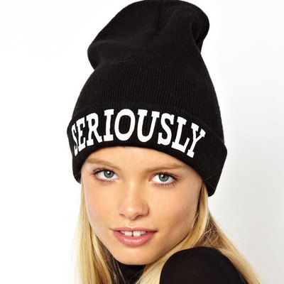 Unisex SERIOUSLY Beanie Hats