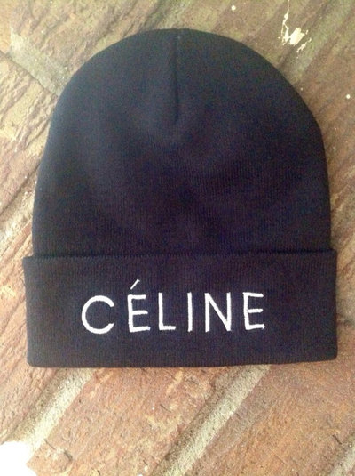 Celine Acrylic Beanie Hat