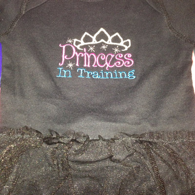 Infants tutu onesies princess in training