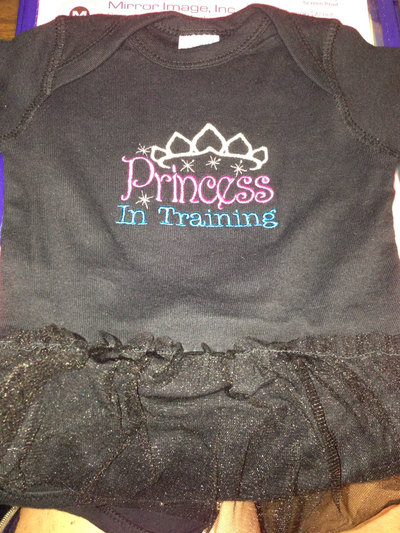Infants tutu onesies Princess in Training