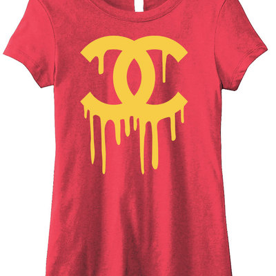 Ladies 2xl cc drip red tshirt