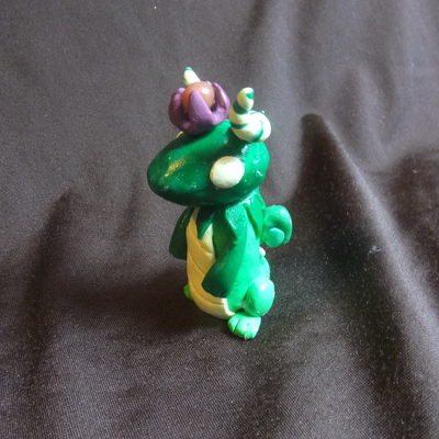 Green floral dragon - Thumbnail 5