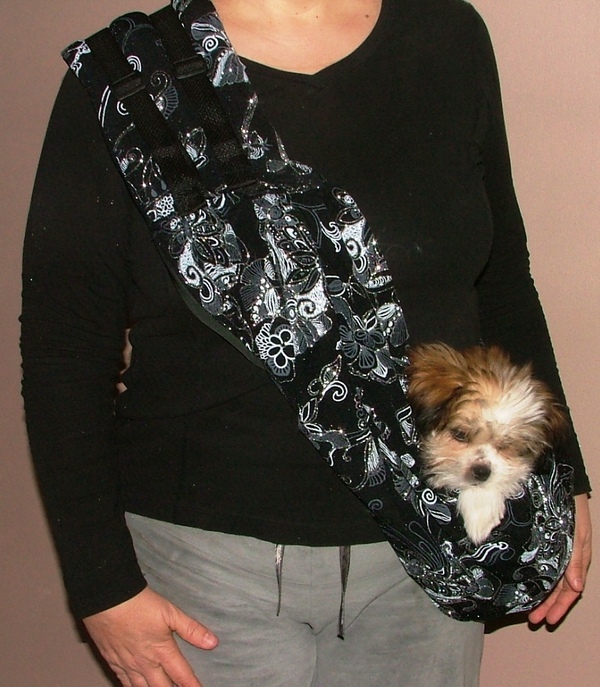 Bling Bling Sling - Black/Silver Shimmer