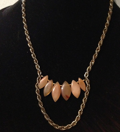 Brass Chain with Citrone Beads