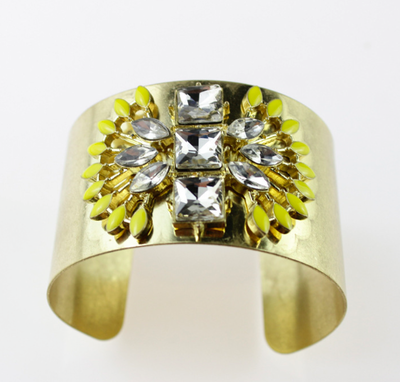 Rhinestone Chunky Bracelet